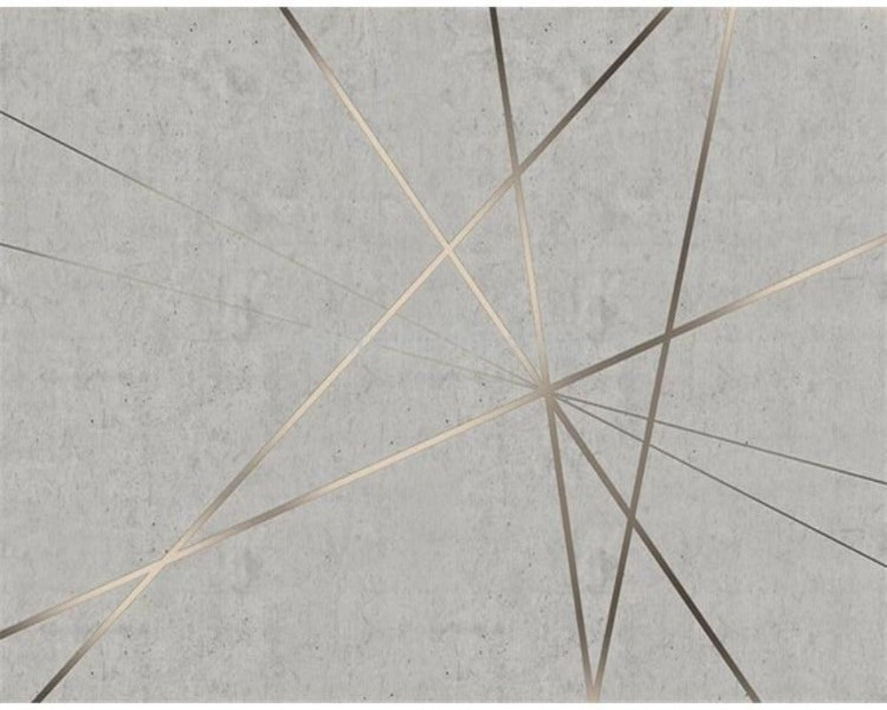 3D Wallpaper Geometric Cement